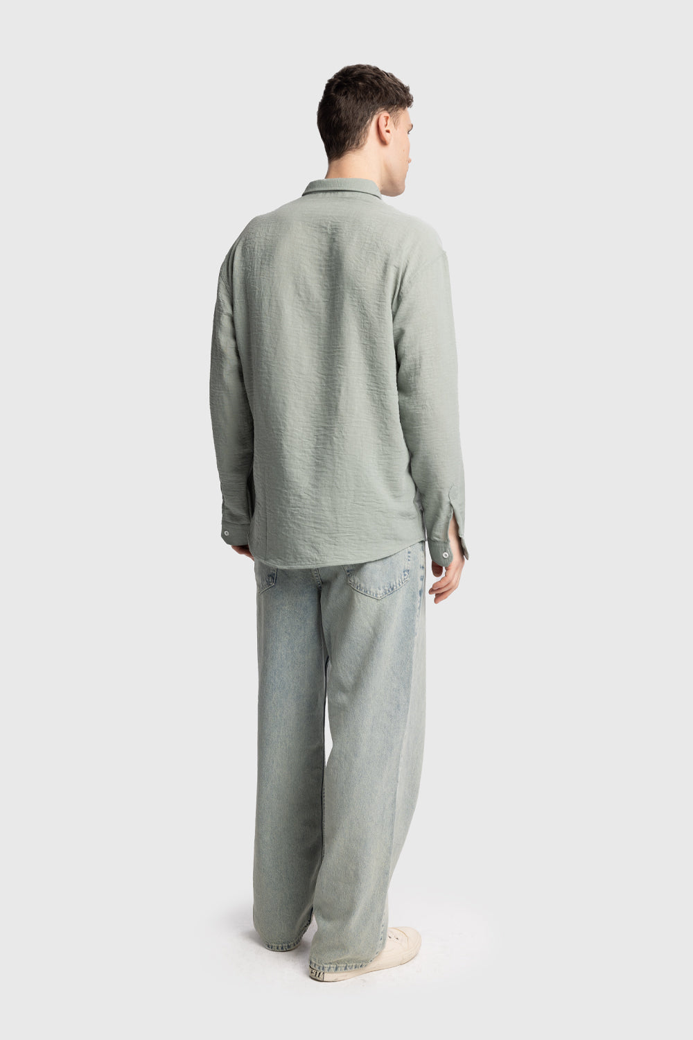 Giesto Chemise oversize fluide - Menthe