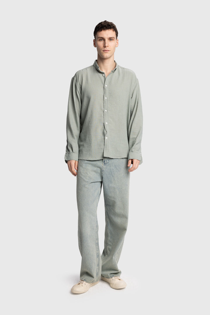 Giesto Chemise oversize fluide - Menthe