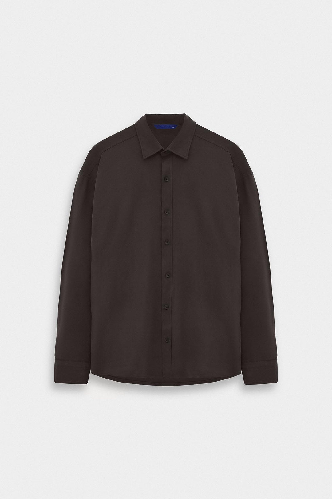Giesto Chemise en Modal Marron Oversize - Marron