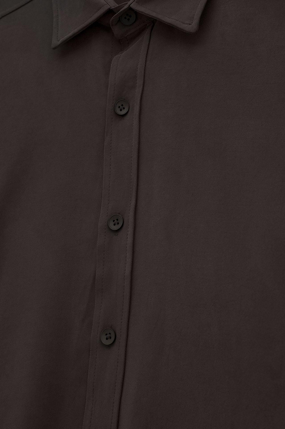 Giesto Chemise en Modal Marron Oversize - Marron