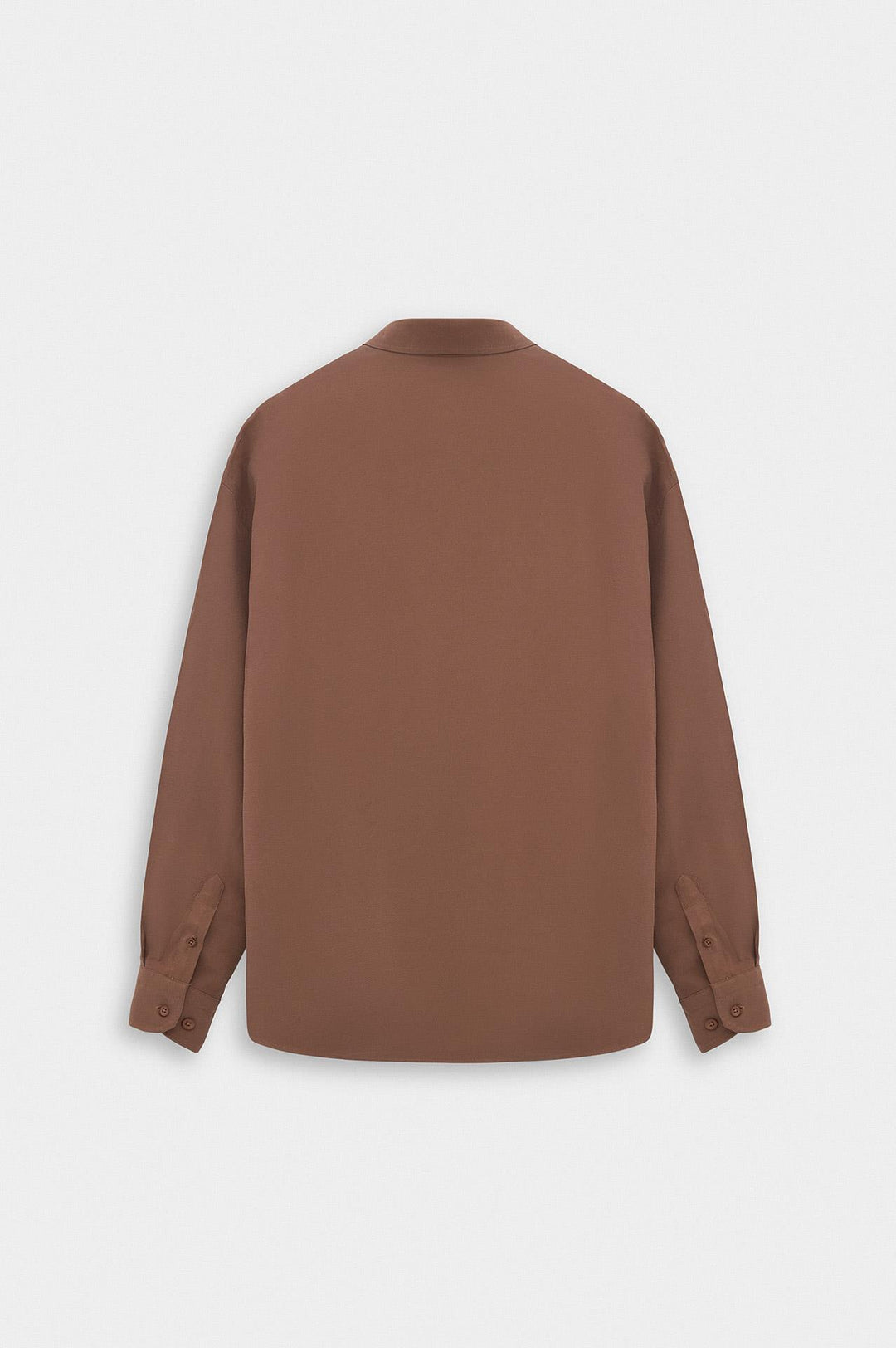 Giesto Chemise en Modal Terre cuite Oversize - Brique