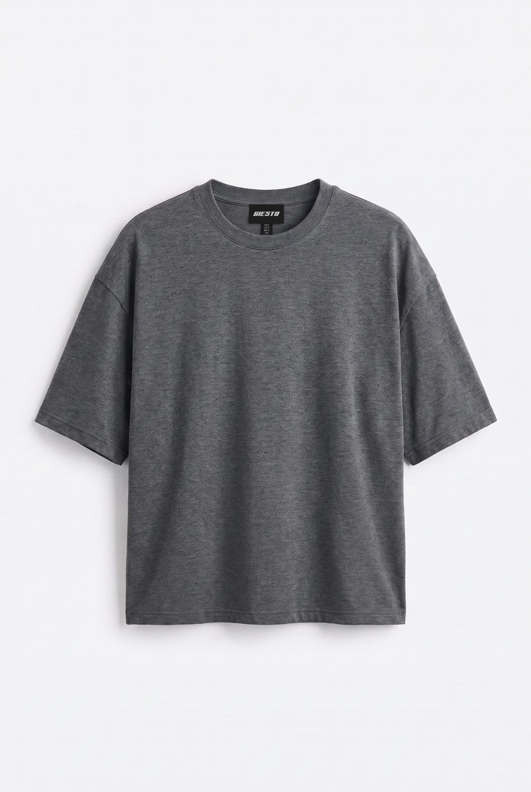 Giesto T-shirt oversize à manches courtes Anthracite - Anthracite