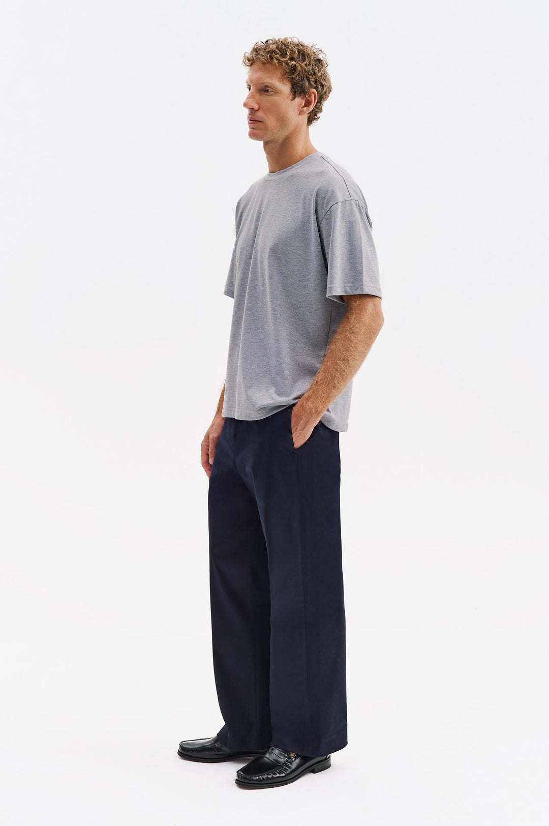 Giesto T-shirt oversize à manches courtes Gris - Gris