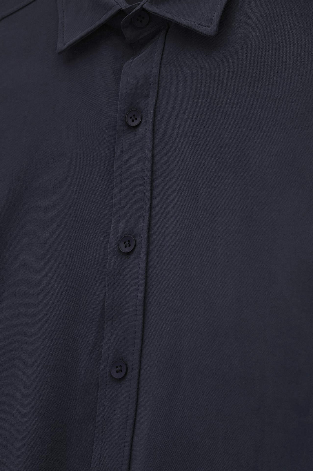 Giesto Chemise en Modal Bleu marine Oversize - Bleu marine