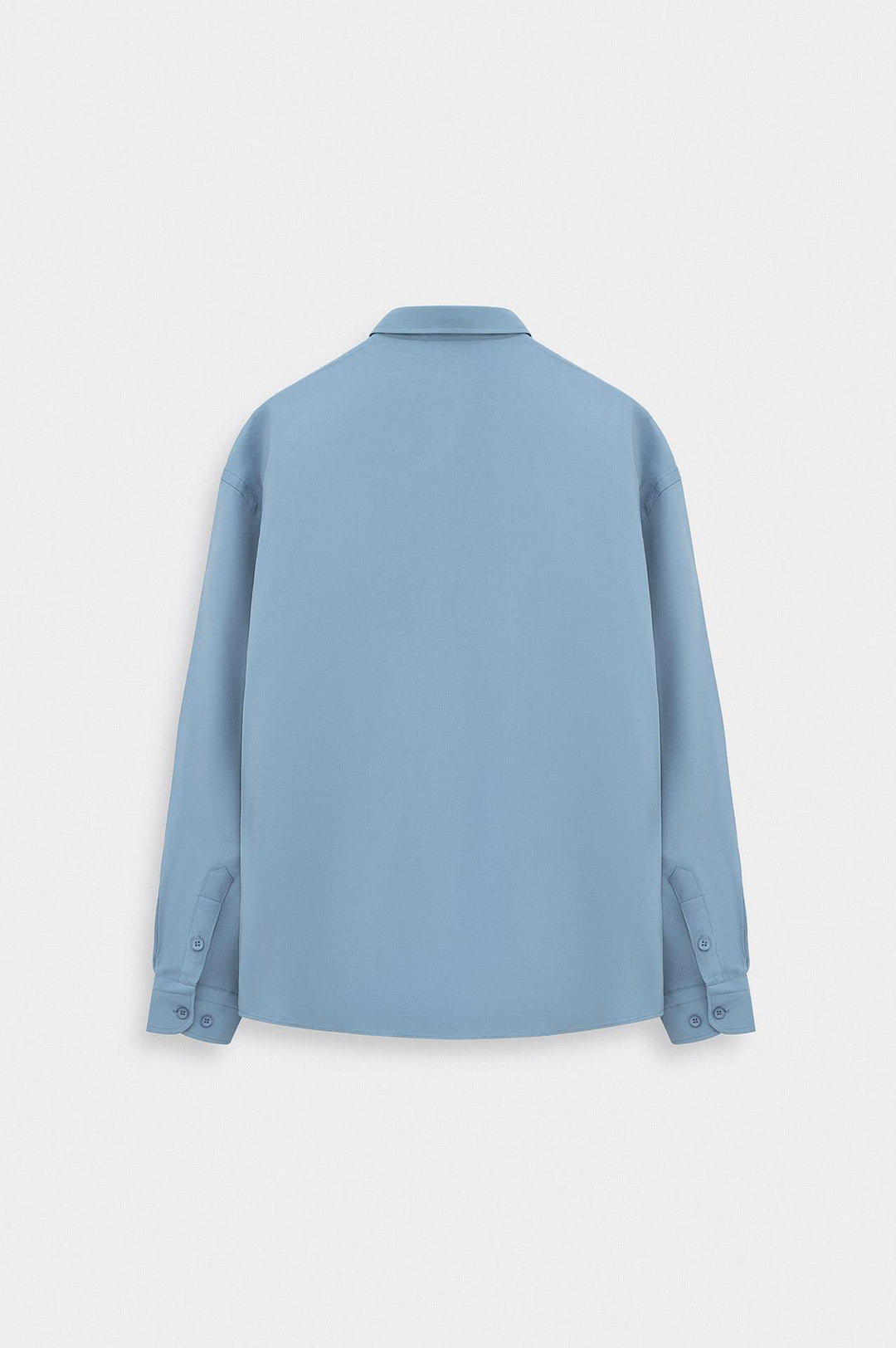 Giesto Chemise en Modal Bleue Oversize - Bleu