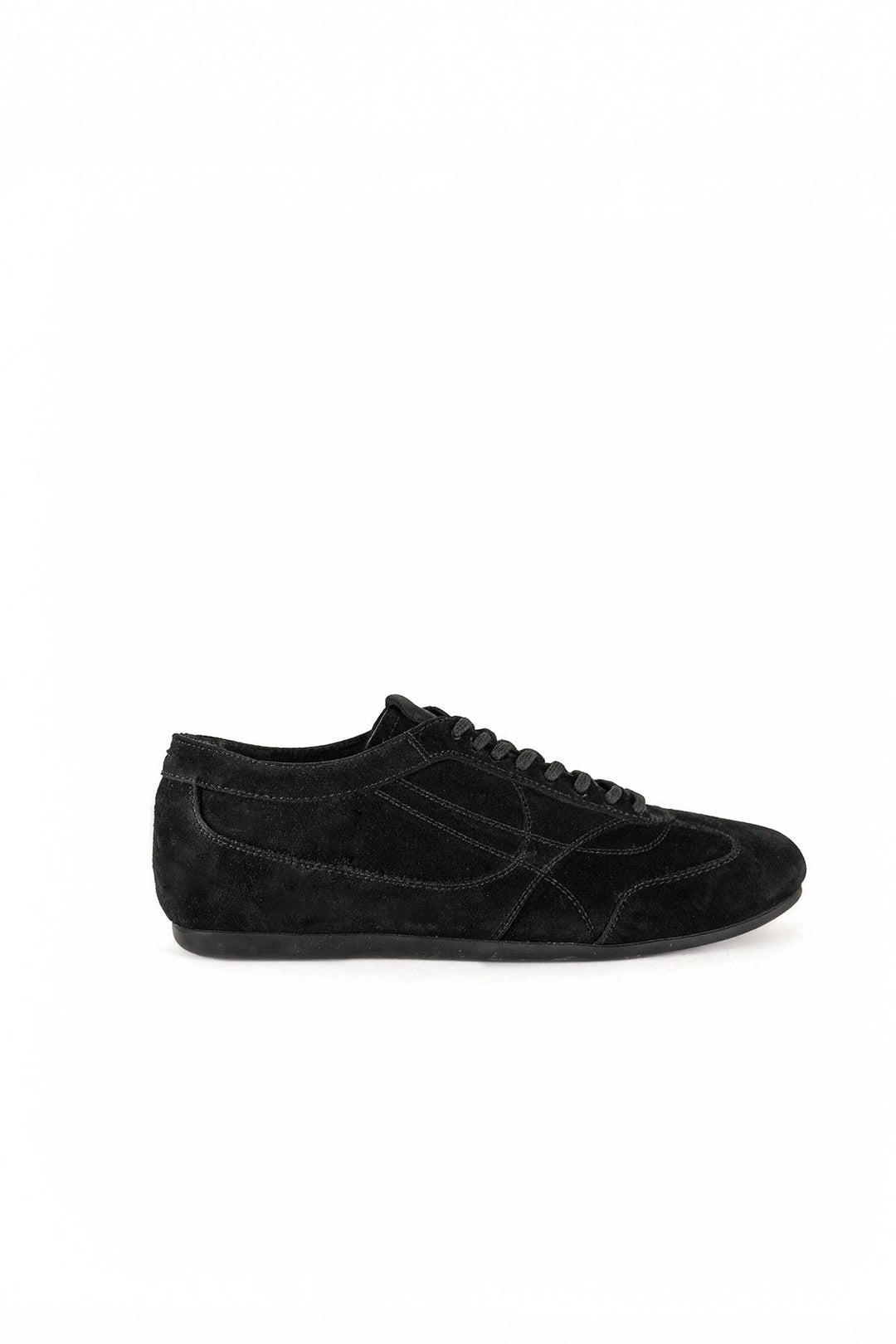 Giesto Chaussures noires en cuir à empiècements - Noir
