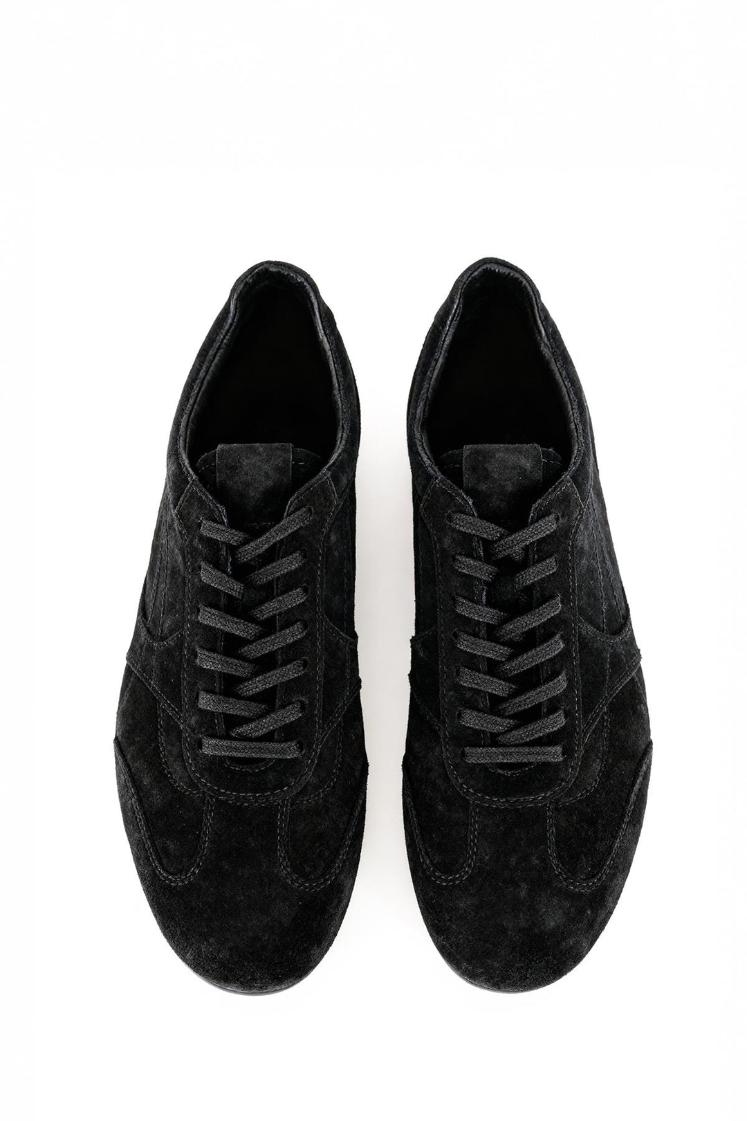 Giesto Chaussures noires en cuir à empiècements - Noir