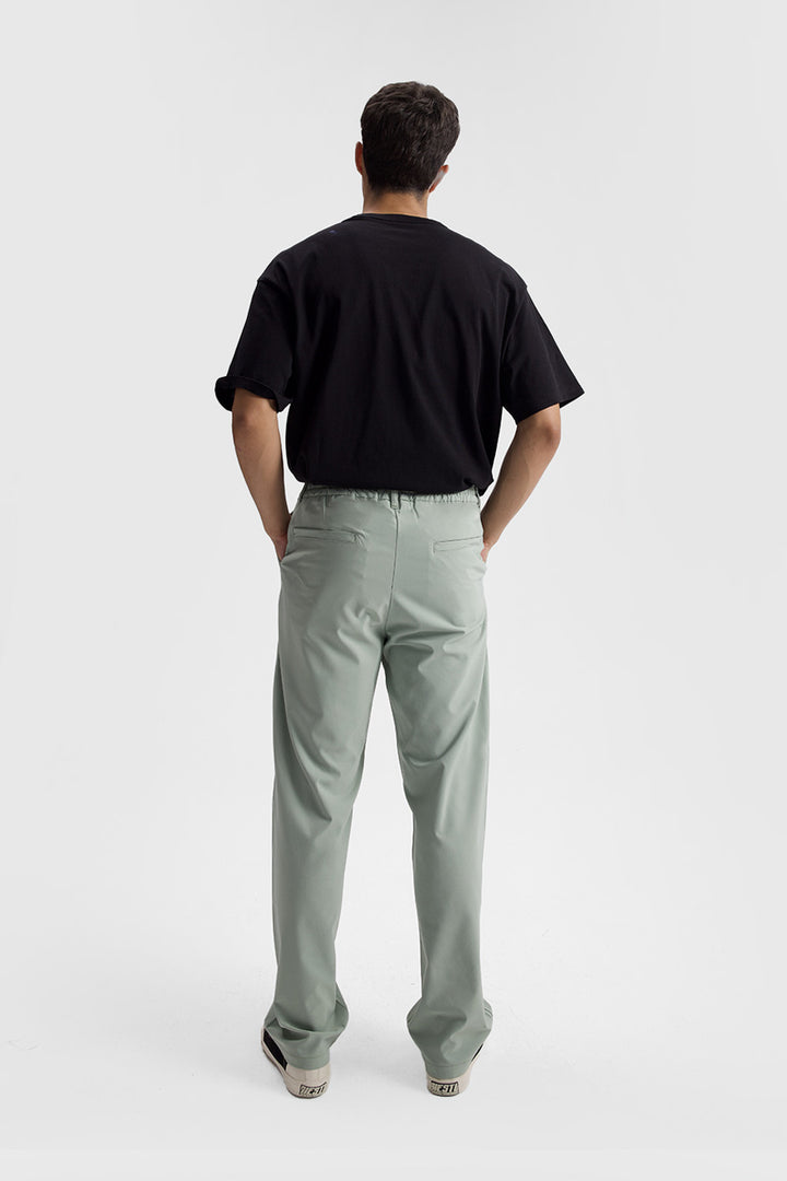 Giesto Pantalon à plis décontracté - Menthe