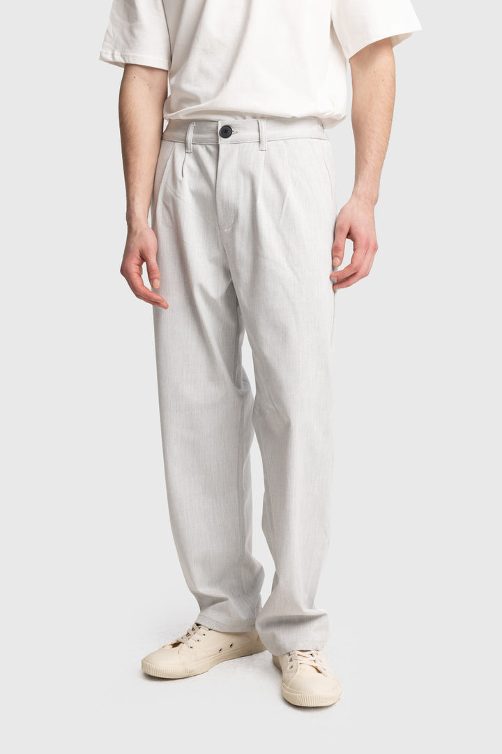 Giesto Pantalon fluide plissé - Gris