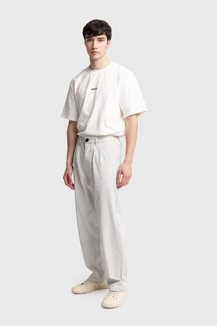 Giesto Pantalon fluide plissé - Gris