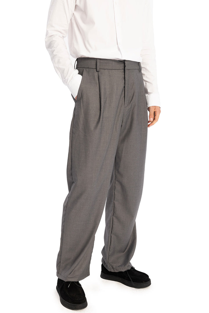 Giesto Pantalon plissé - Anthracite