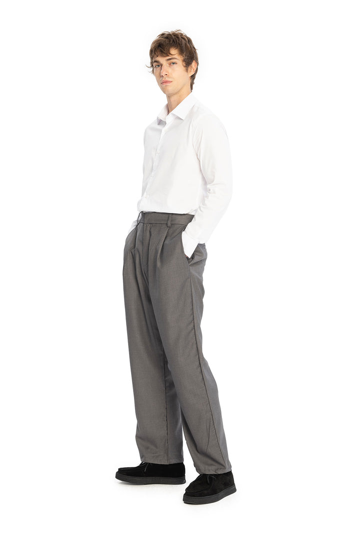 Giesto Pantalon plissé - Anthracite