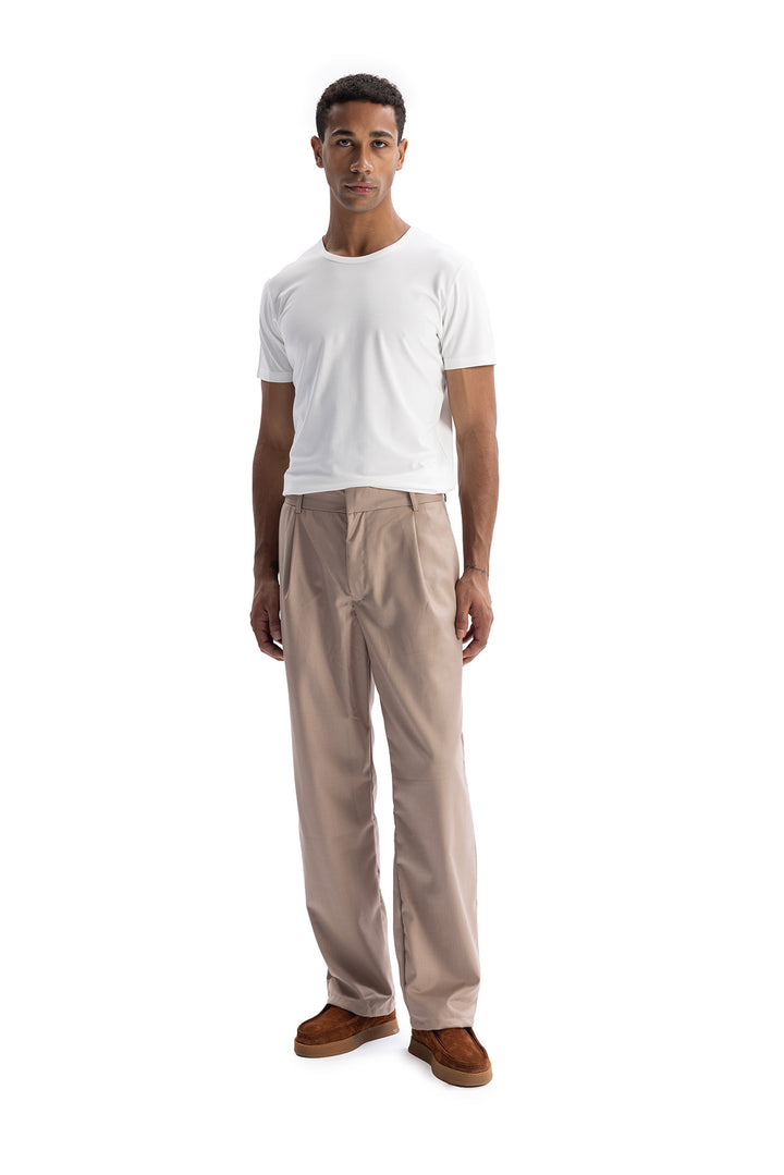 Giesto Pantalon plissé - Beige