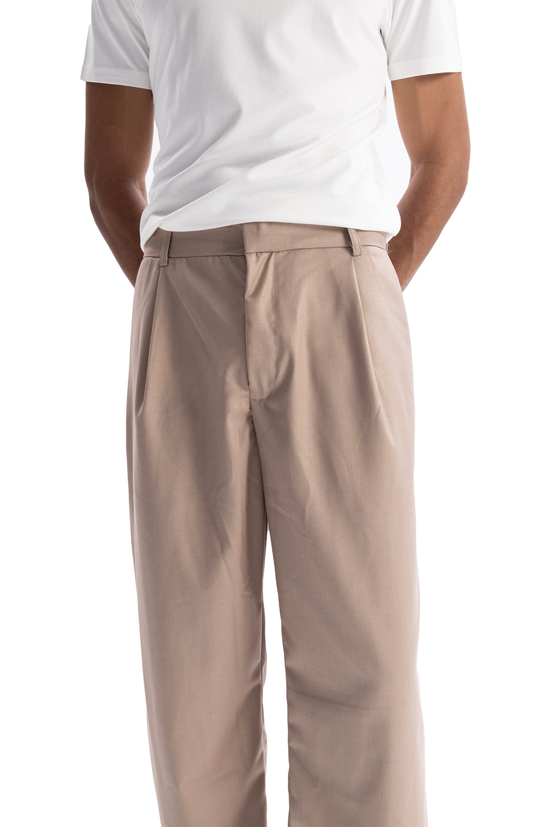 Giesto Pantalon plissé - Beige