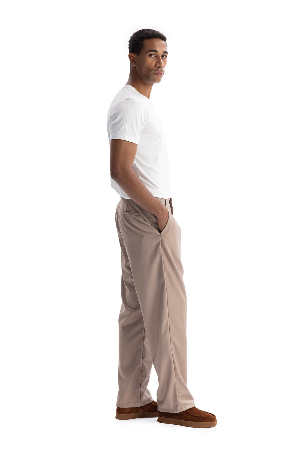 Giesto Pantalon plissé - Beige