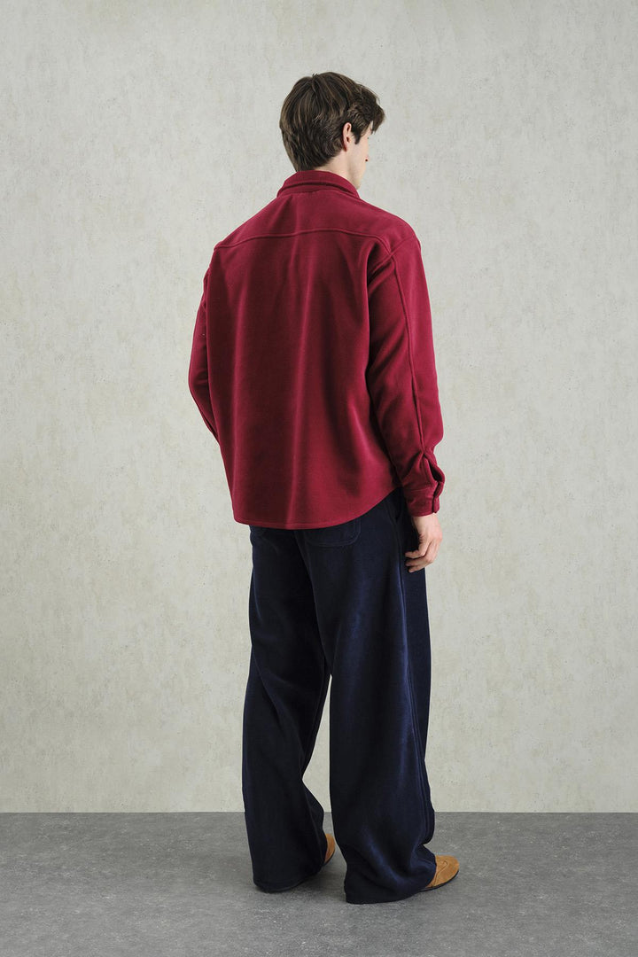 Giesto Chemise Bordeaux Polaire - Bordeaux