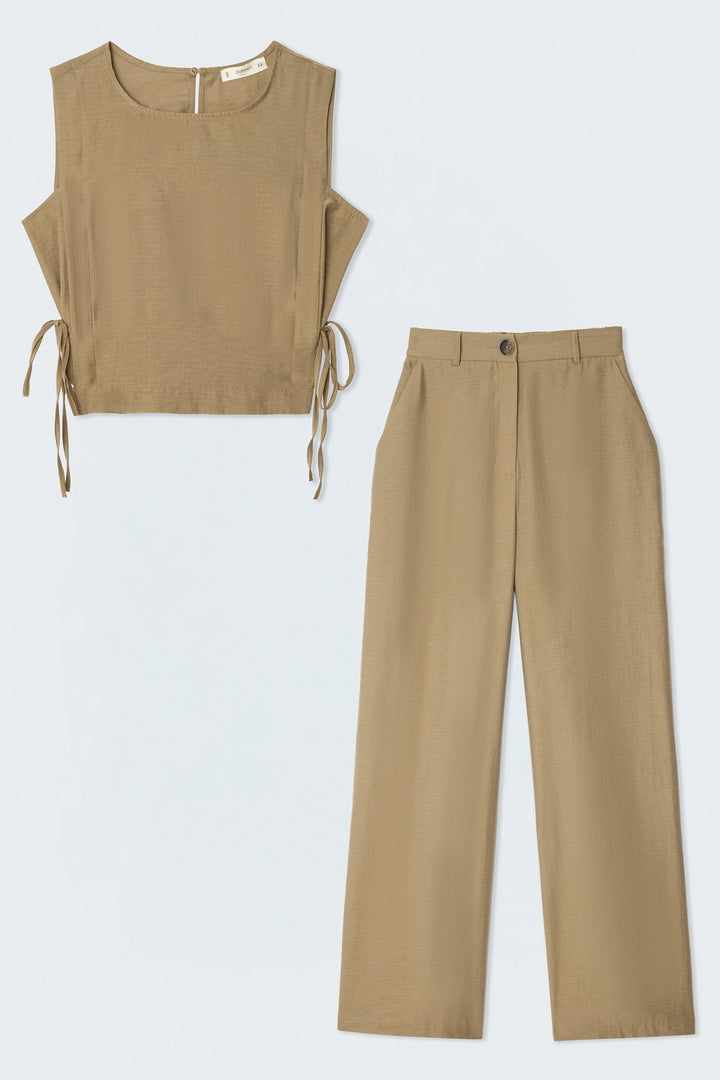 Sateen Ensemble Polina - camel