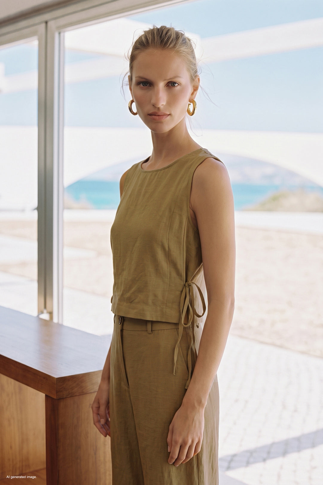 Sateen Ensemble Polina - camel
