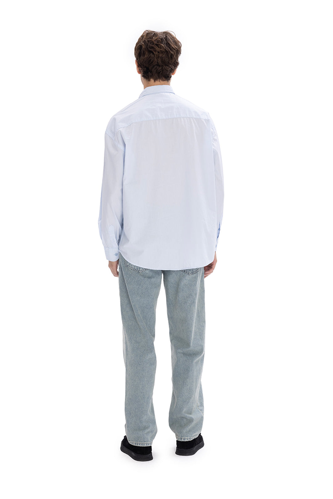 Giesto Chemise en popeline - Bleu clair