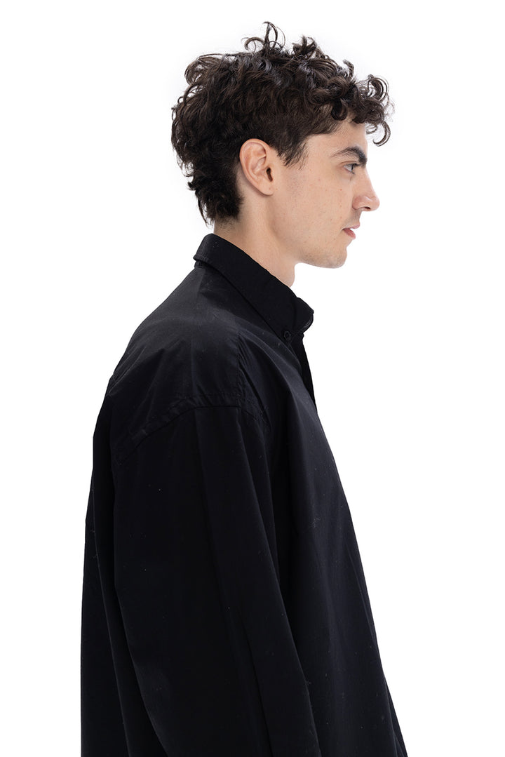 Giesto Chemise en popeline - Noir