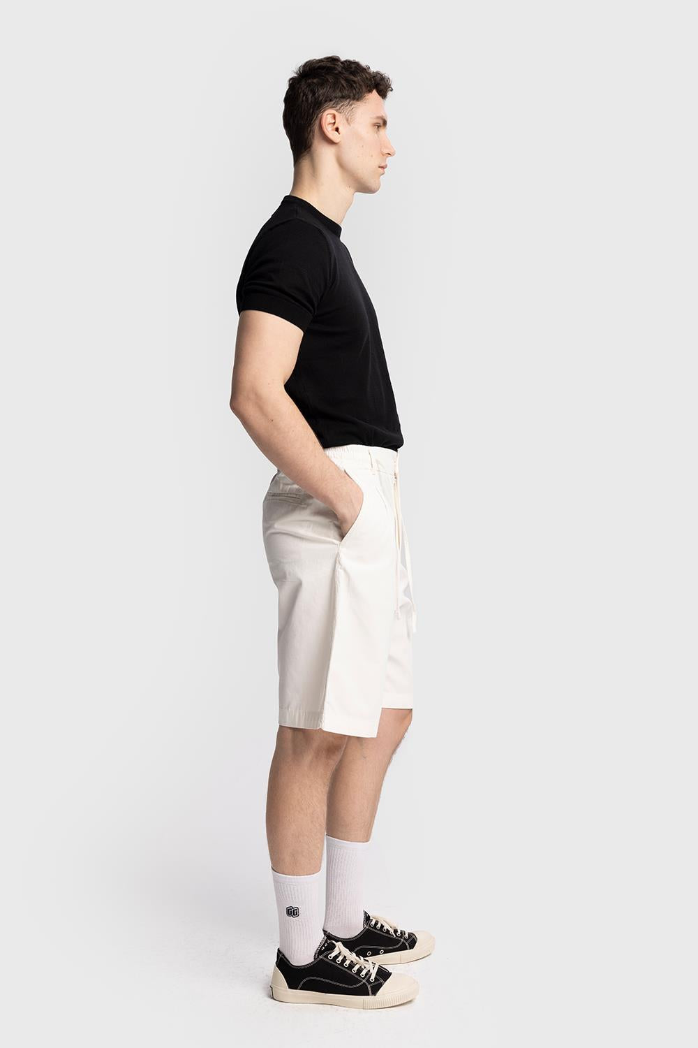 Giesto Short en popeline - Blanc
