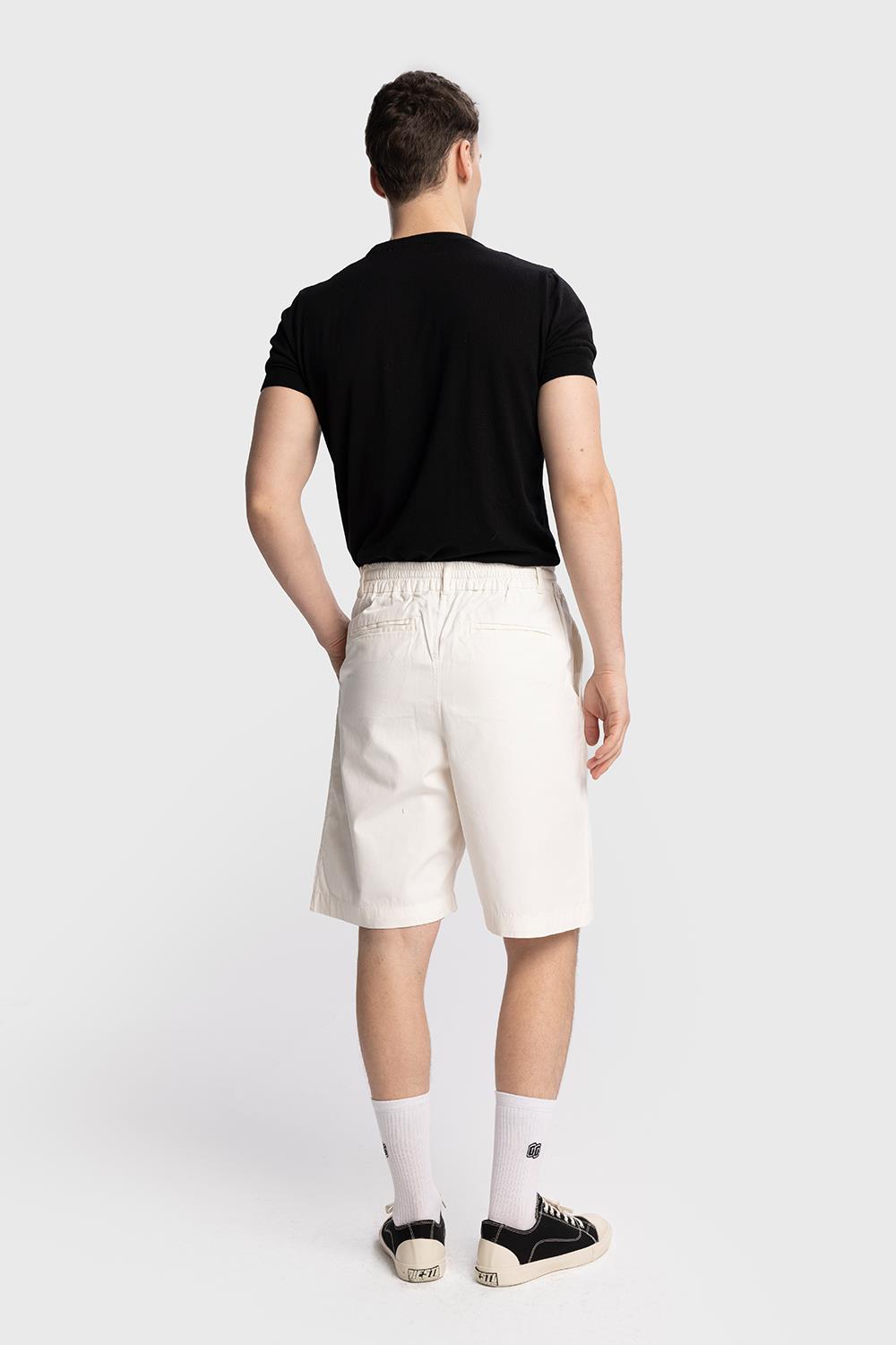 Giesto Short en popeline - Blanc