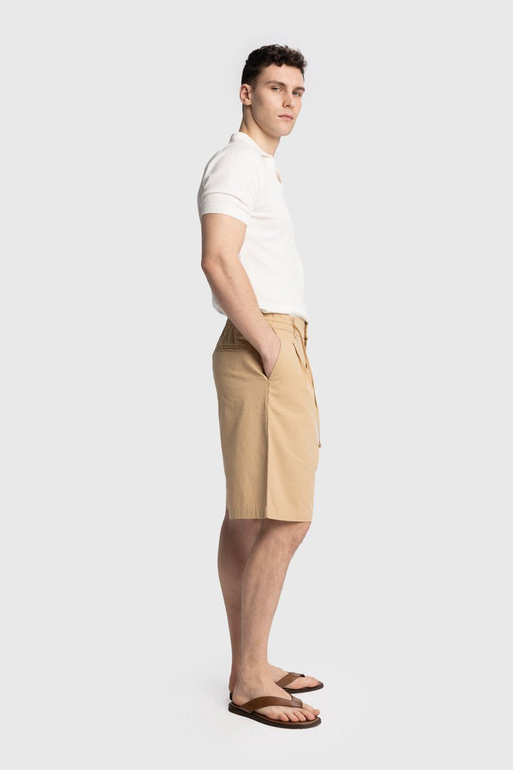 Giesto Short en popeline - Tabac