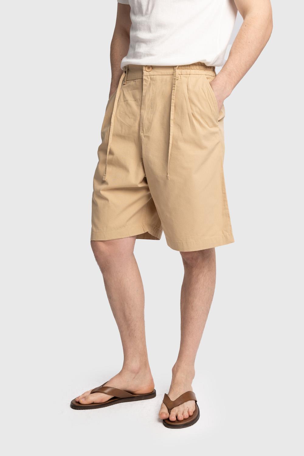 Giesto Short en popeline - Tabac