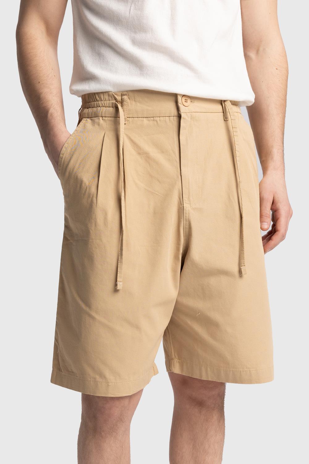 Giesto Short en popeline - Tabac