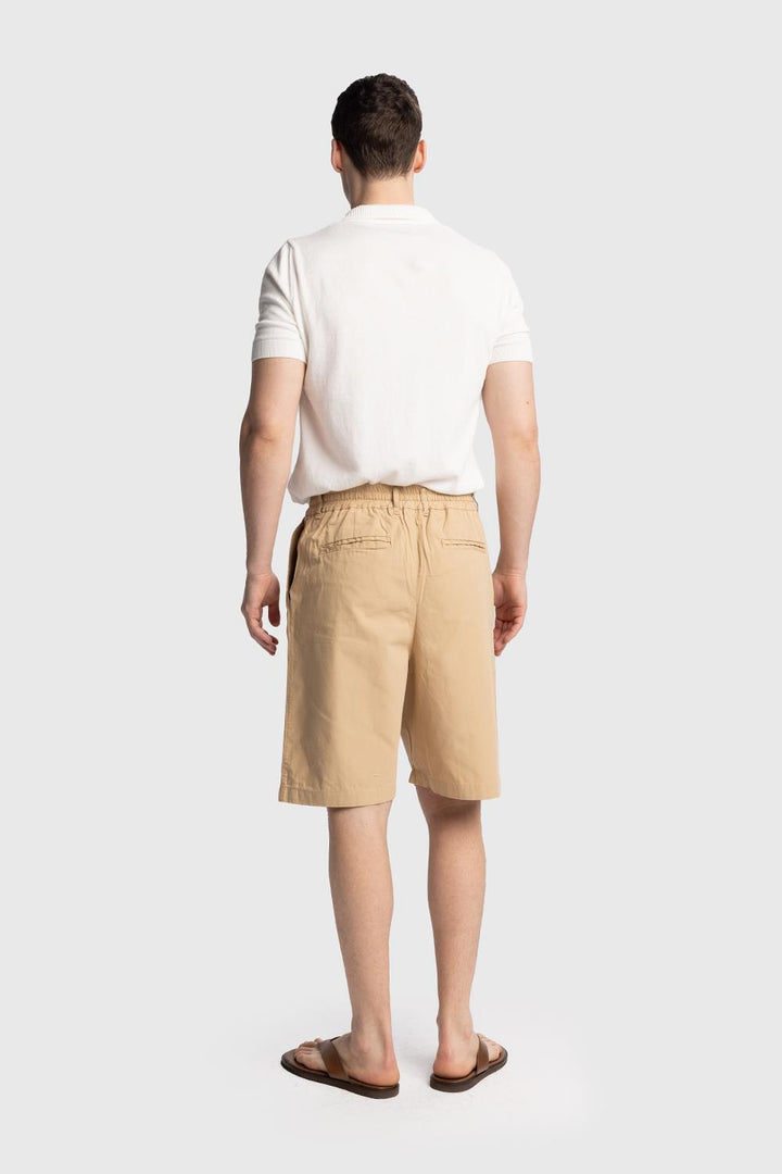 Giesto Short en popeline - Tabac