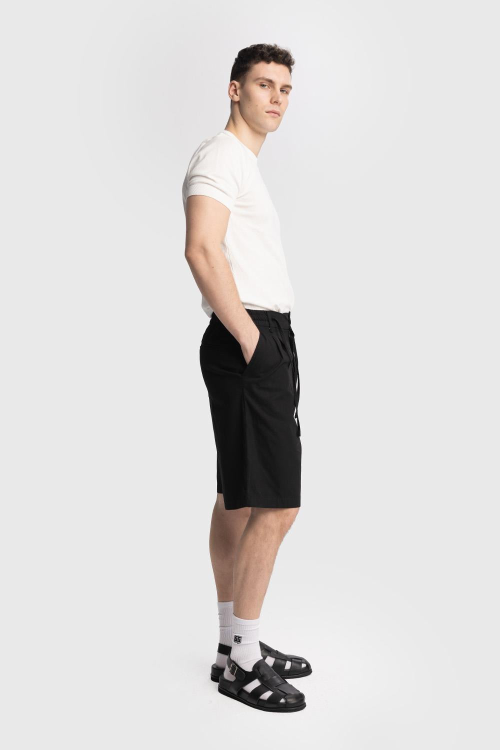 Giesto Short en popeline - Noir