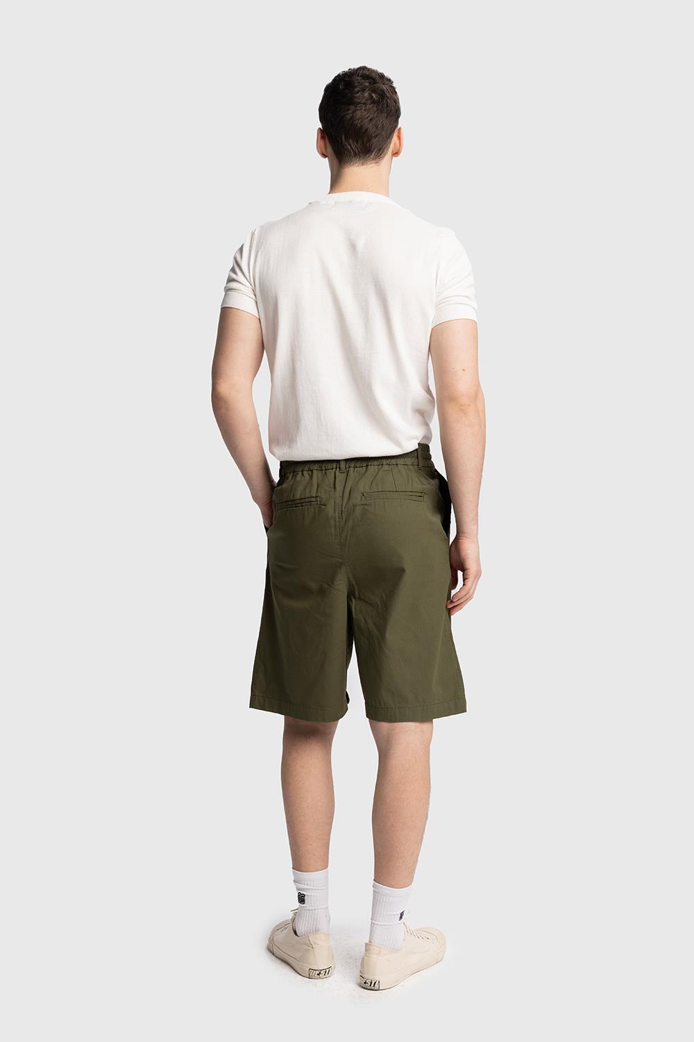 Giesto Short en popeline - Kaki