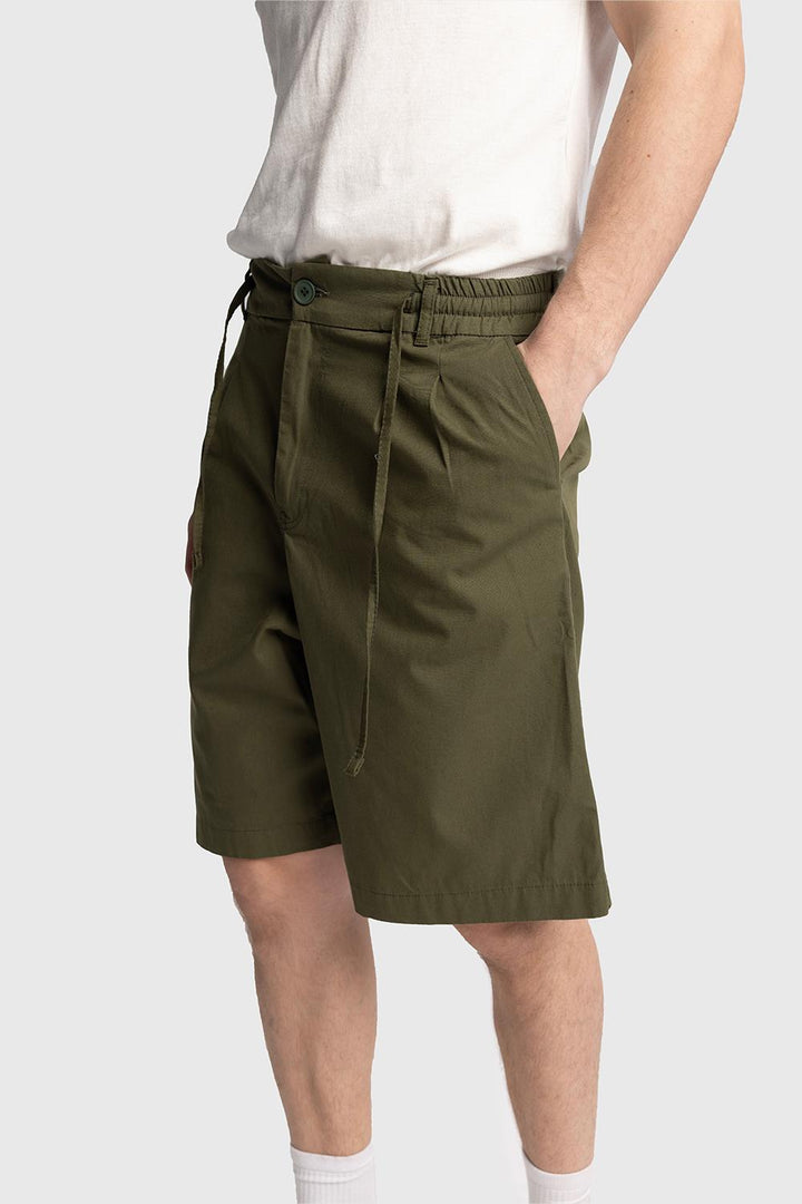 Giesto Short en popeline - Kaki