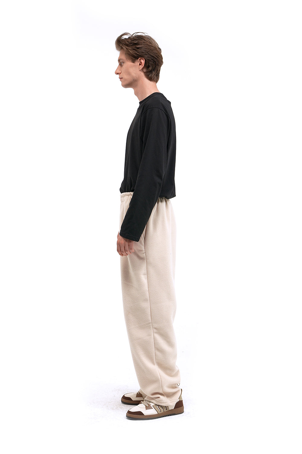Giesto Pantalon Polaire Coupe Confort - Beige