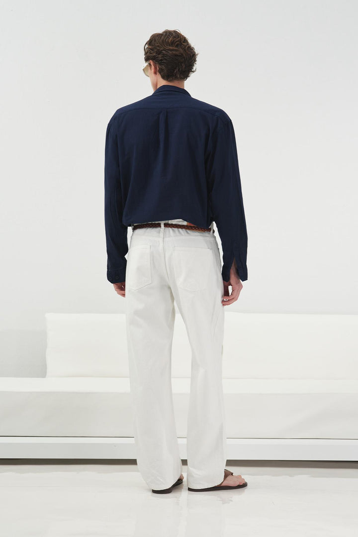 Giesto Jean blanc coupe regular fit - Blanc