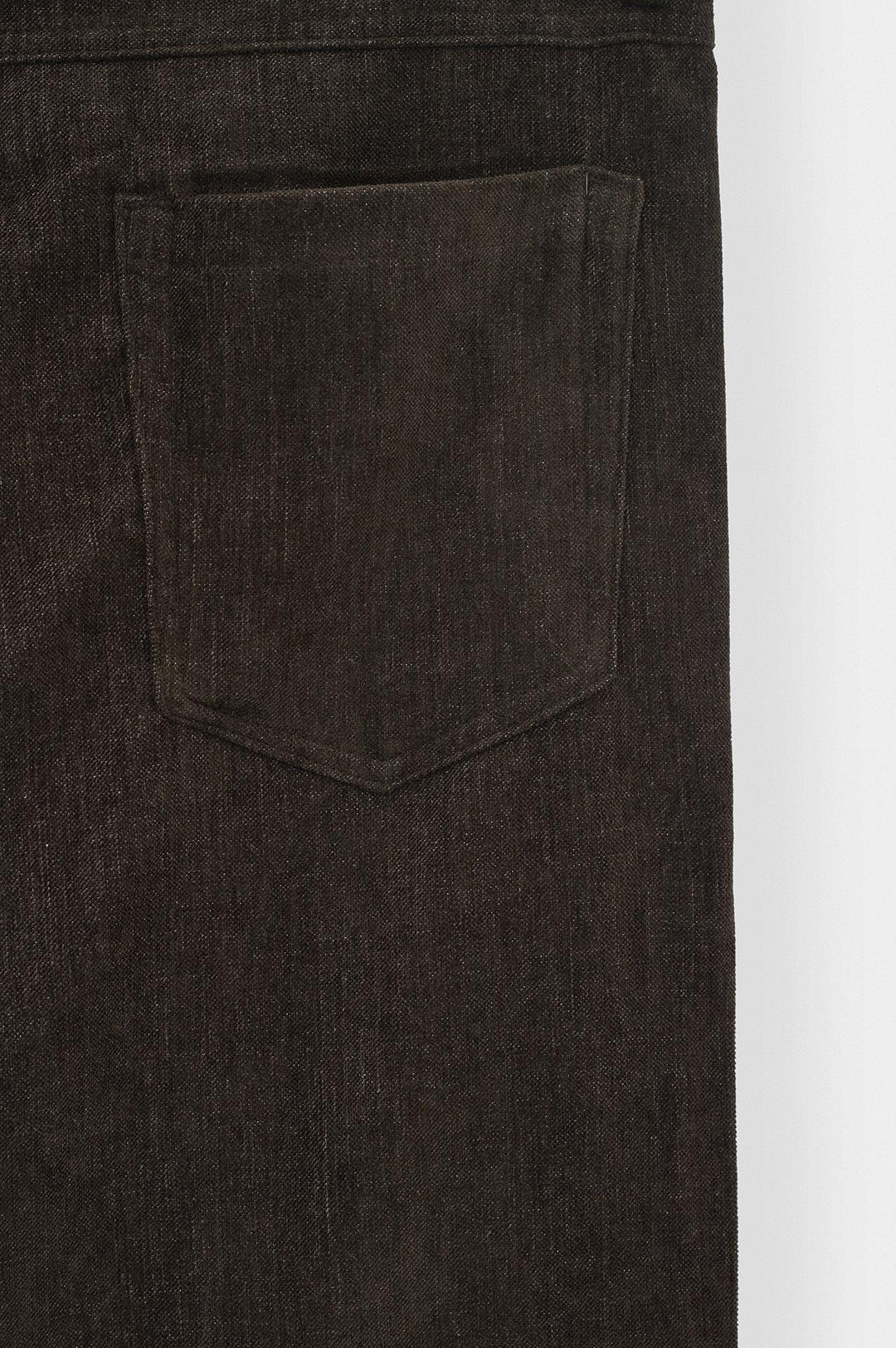Giesto Pantalon en Velours Côtelé Marron Regular Fit - Marron