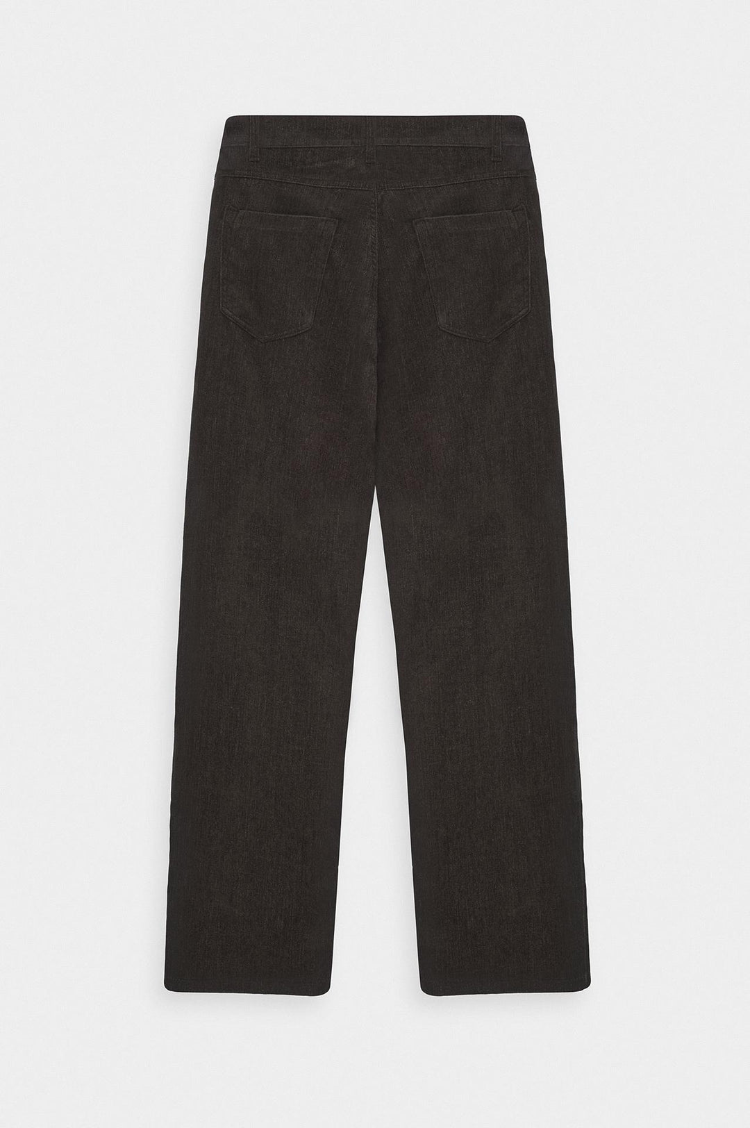Giesto Pantalon en Velours Côtelé Marron Regular Fit - Marron