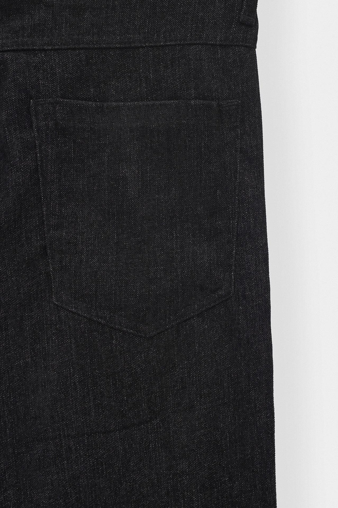 Giesto Pantalon en Velours Côtelé Noir Regular Fit - Noir