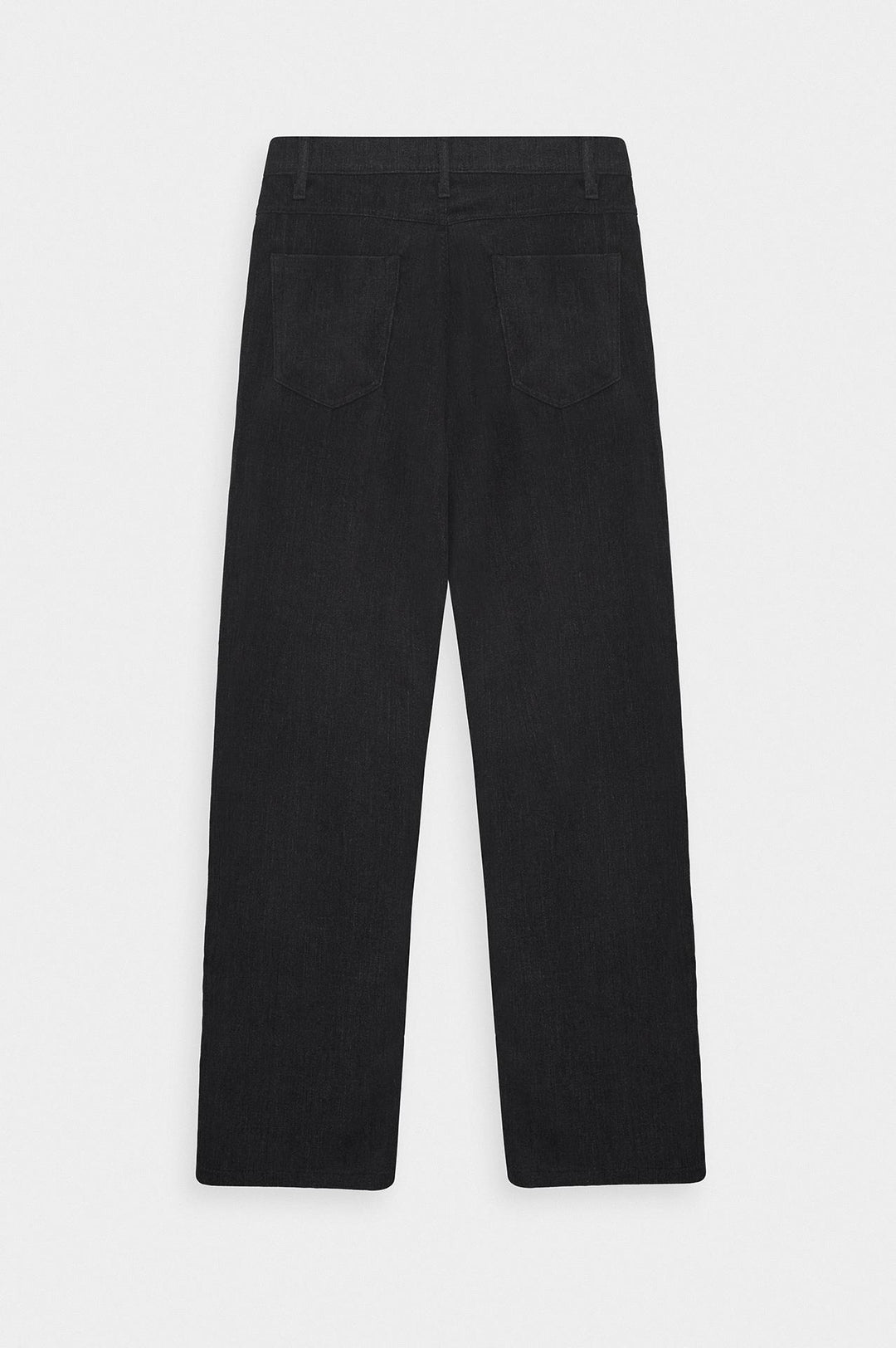 Giesto Pantalon en Velours Côtelé Noir Regular Fit - Noir