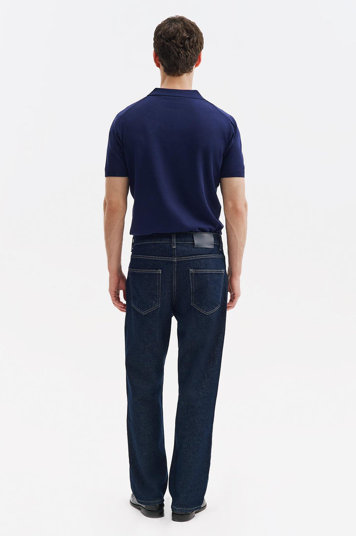 Giesto Jean Bleu marine Regular Fit - Bleu marine