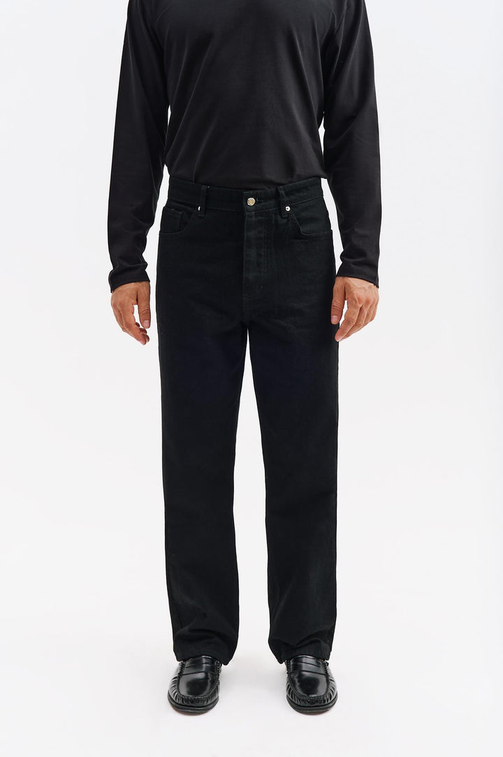 Giesto Jean noir regular fit - Noir
