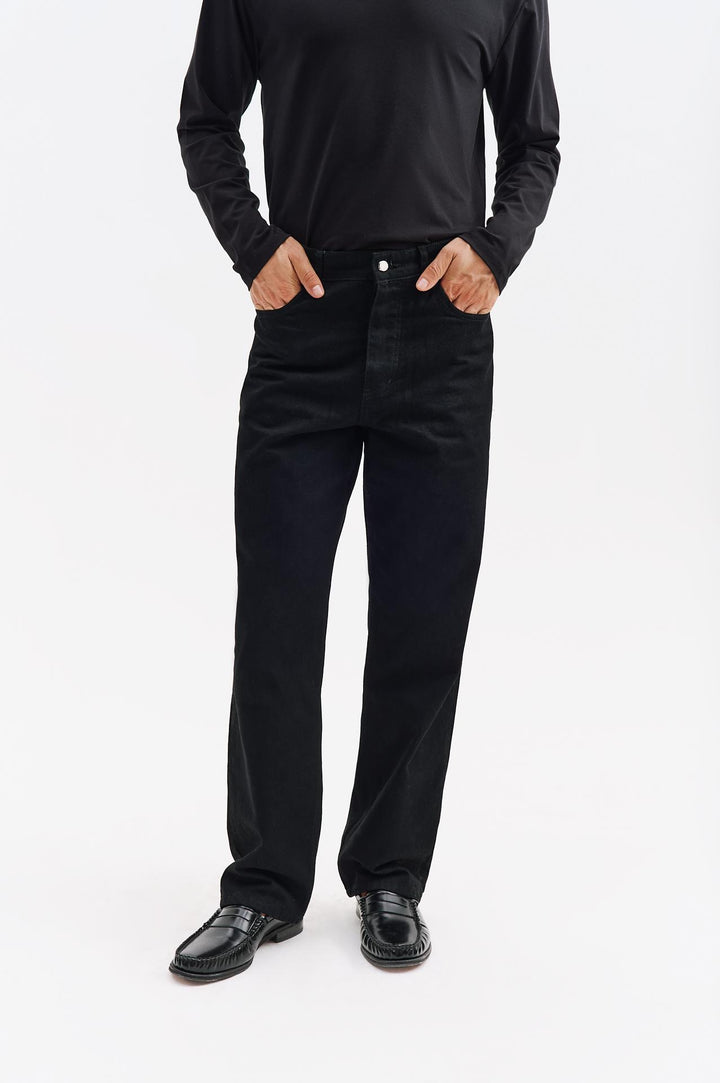 Giesto Jean noir regular fit - Noir
