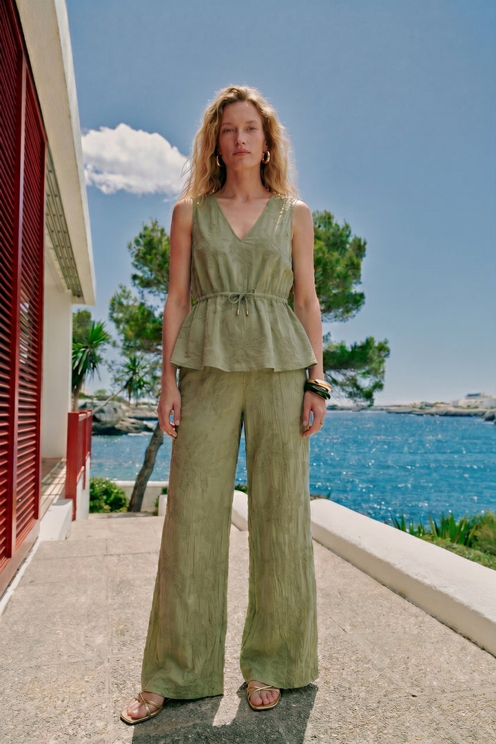 Sateen Ensemble Rosaline - Kaki