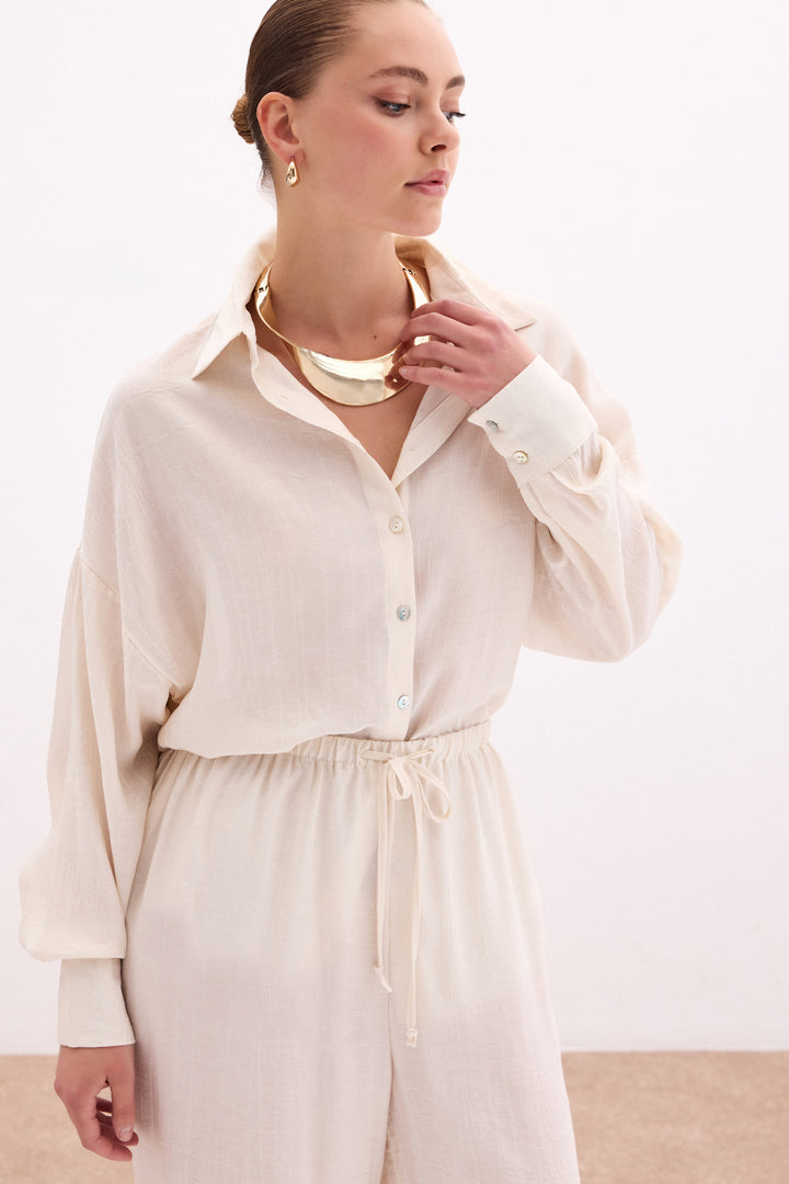 Sateen Chemise ample - Pierre
