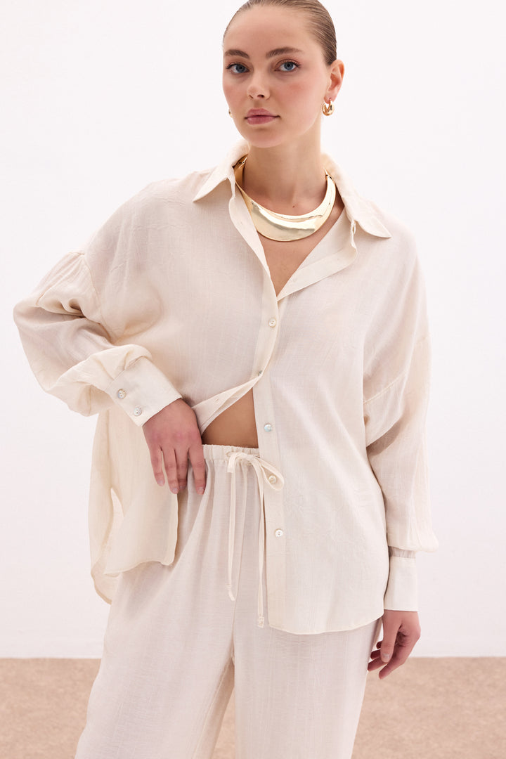 Sateen Chemise ample - Pierre