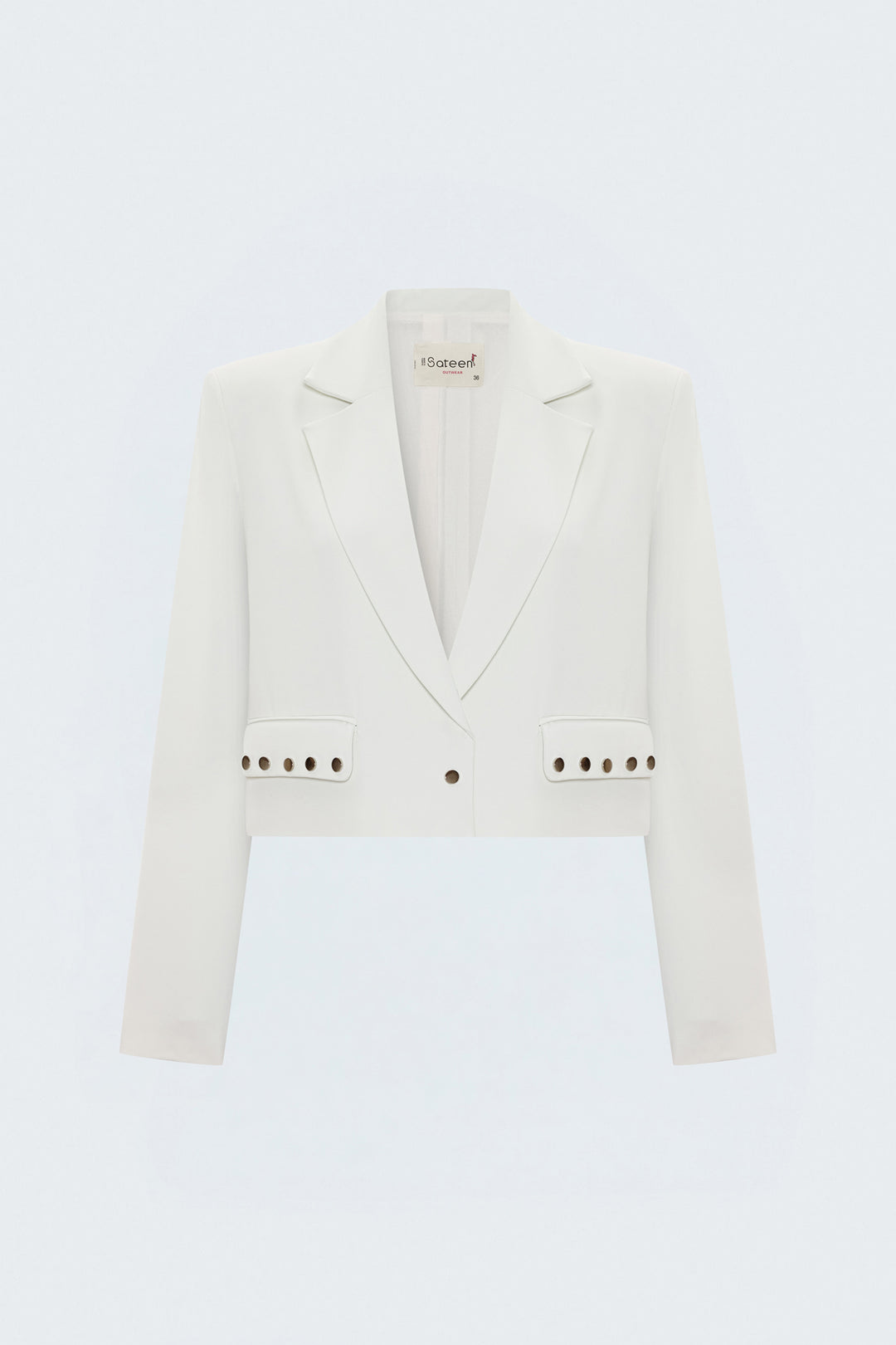 Sateen Veste Sally - Écru