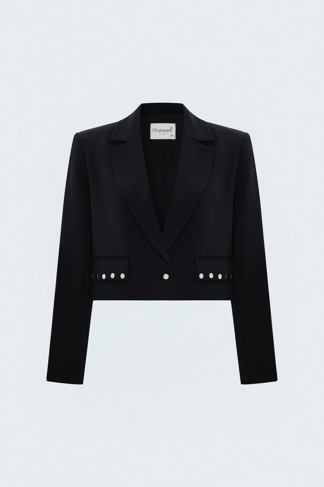 Sateen Veste Sally - Noir