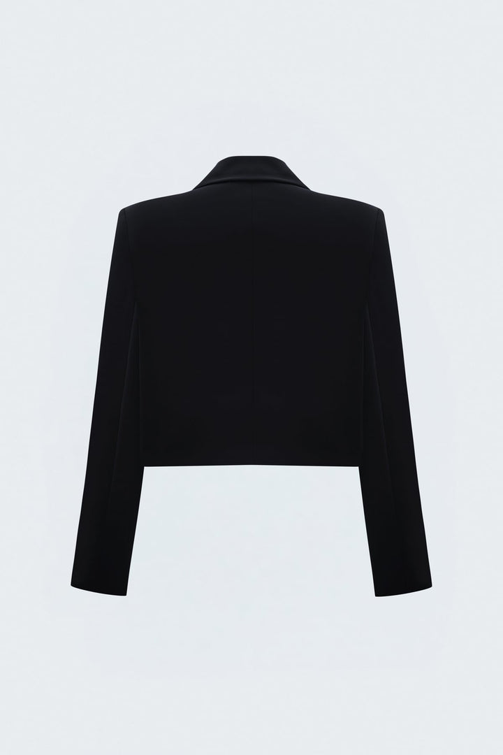 Sateen Veste Sally - Noir
