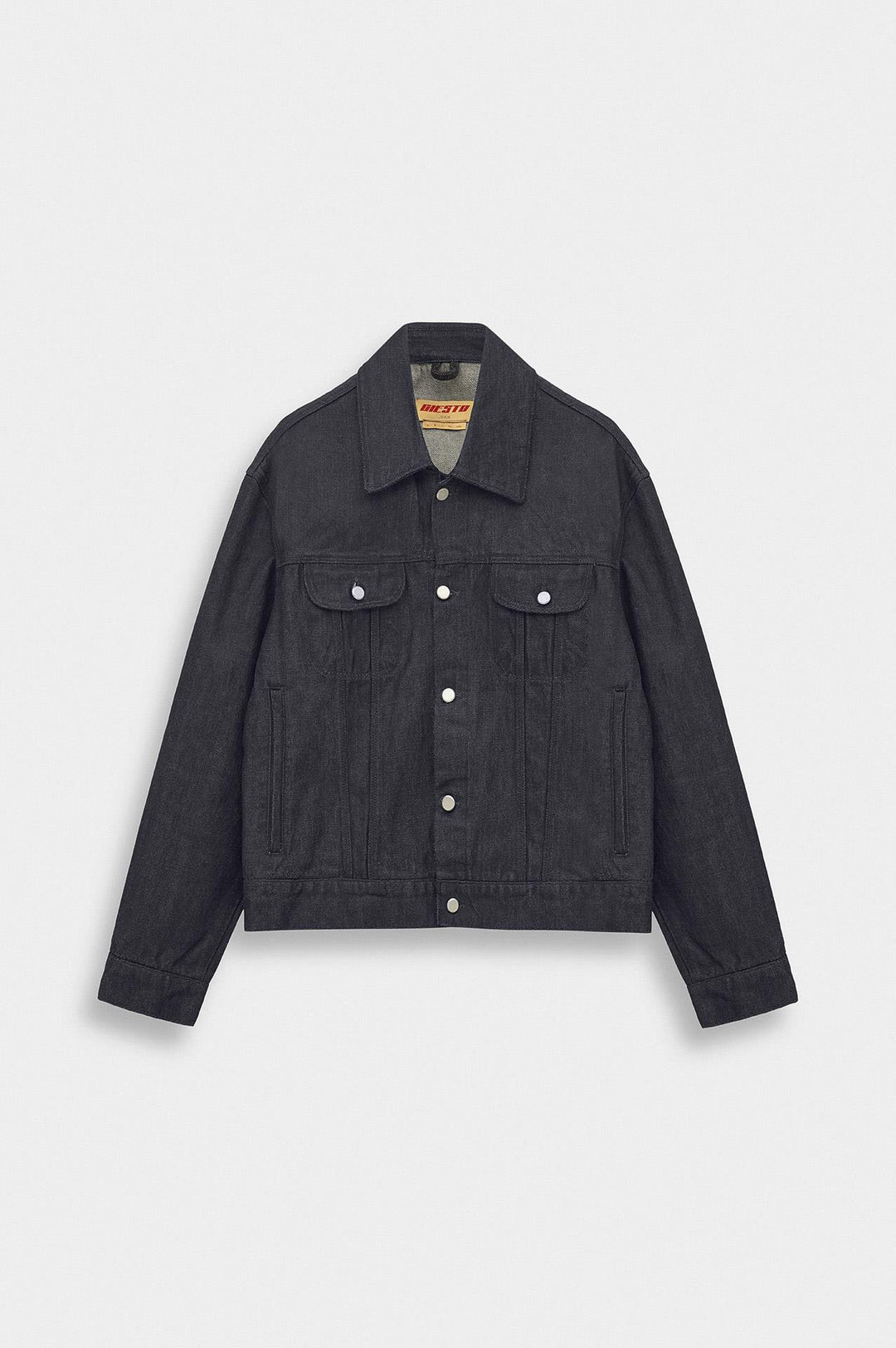 Giesto Veste en Denim Bleu marine Selvedge - Bleu marine