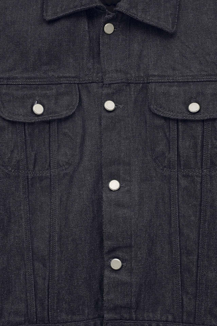 Giesto Veste en Denim Bleu marine Selvedge - Bleu marine
